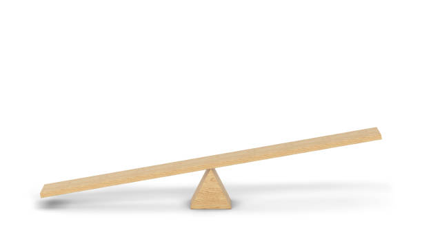 istock Simple seesaw, balance concept 1353429482