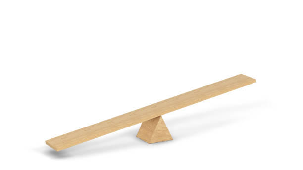 istock Simple seesaw, balance concept 1353430873