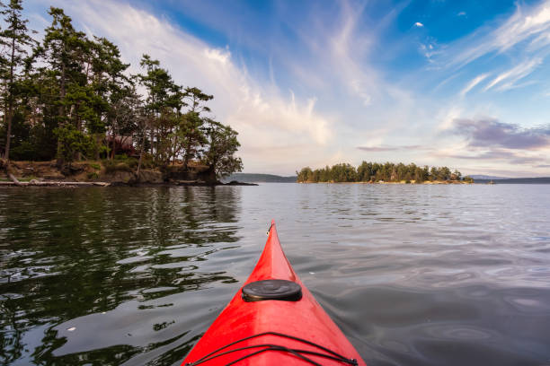 istock Sea Kayak paddling in the Pacific Ocean. 1353441696