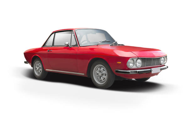 istock Classic Italian red sport car 1353441697