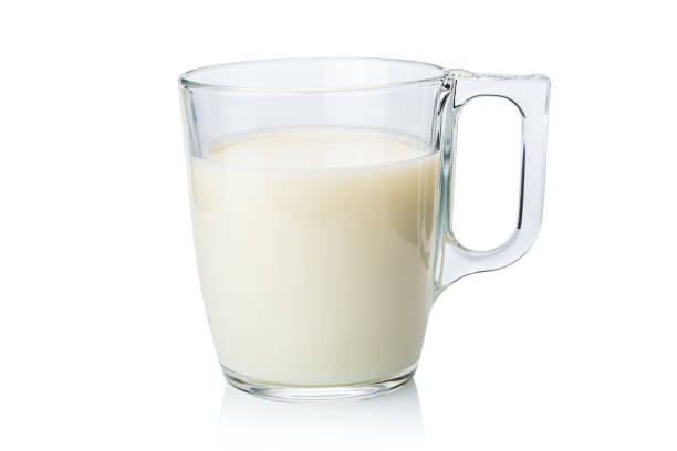 istock Glass mug of milk 1353441923