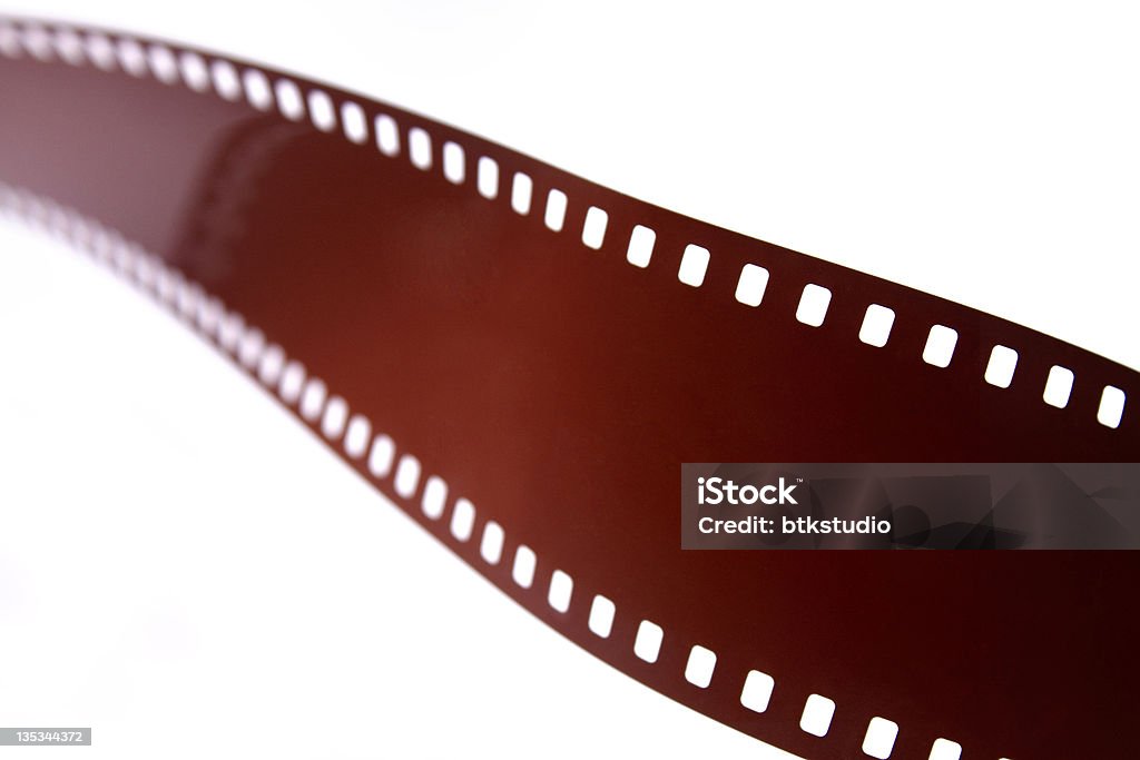 Old film white background Camera Film Stock Photo