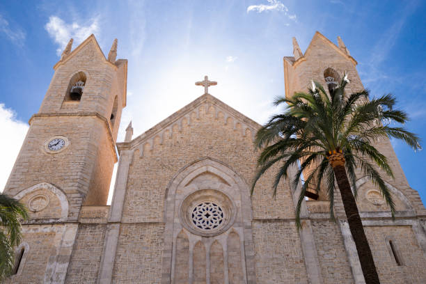 Purissima xiqueta church is a cultural icon of the Benissa town in Spain Purissima xiqueta church is a cultural icon of the Benissa town in Spain. benissa stock pictures, royalty-free photos & images
