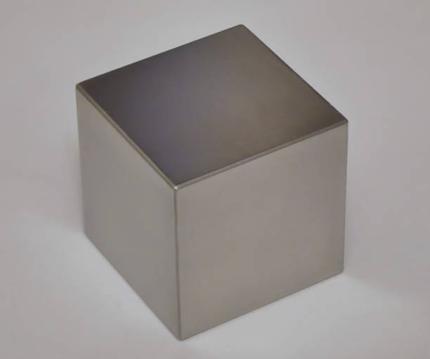 Tungsten Cube The cult object of the NFTs community! tungsten metal stock pictures, royalty-free photos & images
