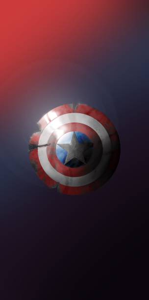Captain America Shield Stock Photo - Download Image Now - Shield, Superhero,  Backgrounds - iStock