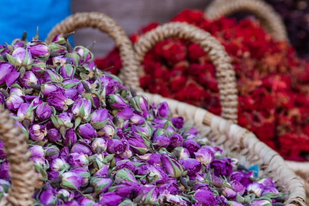 istock Postcard from Morocco. Spices market, Medina, Marrakech. 1353448736