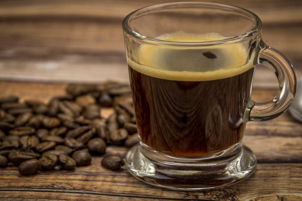 istock cup of coffee with coffee beans 1353451484
