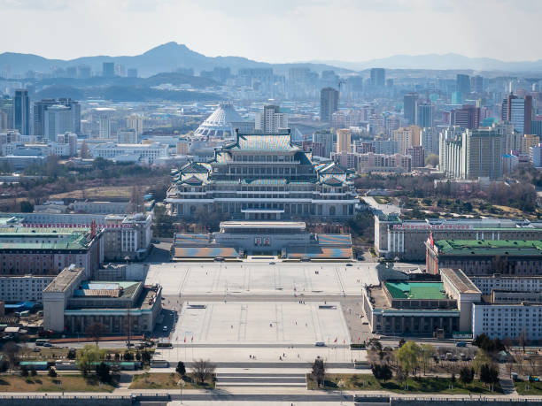 940+ City View Of Pyongyang North Korea Stock Photos, Pictures ...