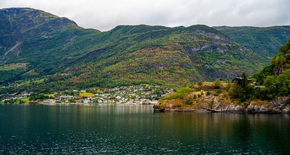 Landscape from a cruise in Norway