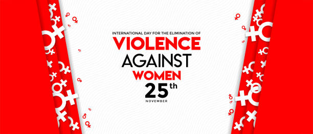 女性に対する暴力撲滅のための国際デー ベクトルイラストレーション - molest点のイラスト素材／クリップアート素材／マンガ素材／アイコン素材