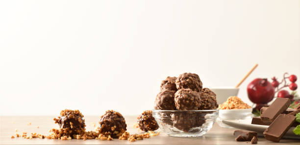istock Preparing homemade chocolate sweets for festive event isolated 1353462622