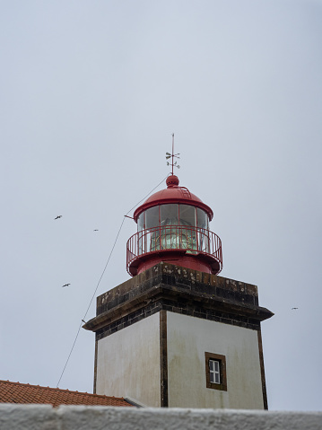 Torre del Faro de Ponta das Lajes, Isla de Flores. photo