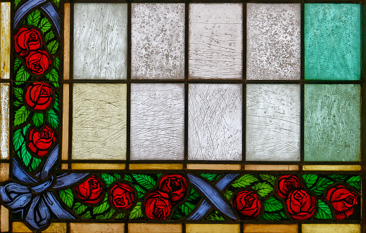 old window detail - rose