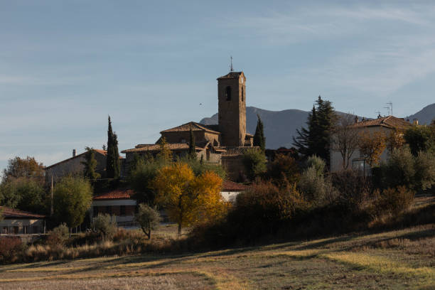 istock Small town of Bailo, Aragon, Spain 1353501742