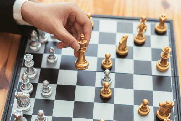 istock chess board game competition business concept 1353502900