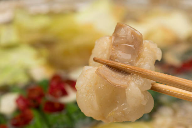 istock Motsunabe is a Japanese hot pot made from Beef offal. 1353513735