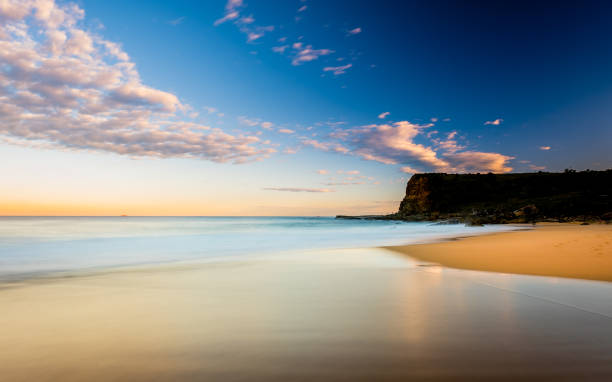 istock Beautiful Sky and Burning Palms Beach 1353514520