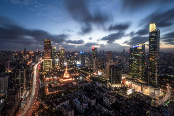 istock Night View of Shanghai 1353521568