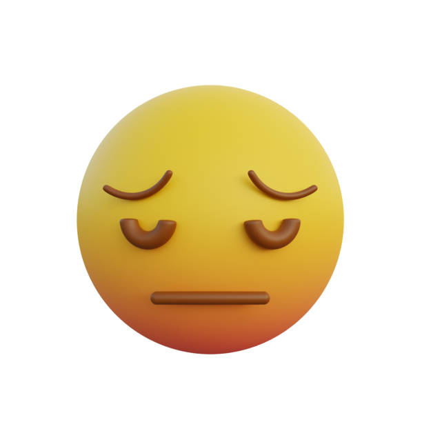 istock 3d illustration sad and tired face emoticon 1353521601