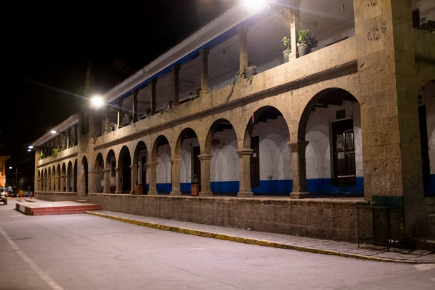 istock Image at night of a plaza or main square in Cusco Peru. 1353522685