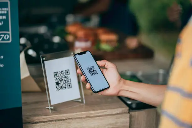 payment for paying by smartphone - NFC technology