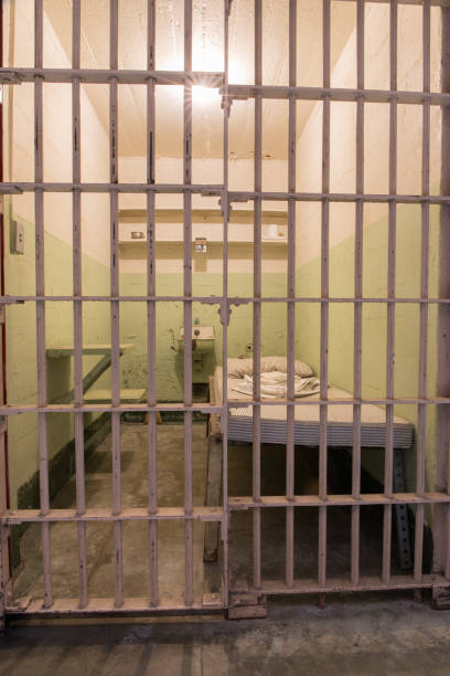 istock Prison cell at Alcatraz prison in Alcatraz Island. 1353538255