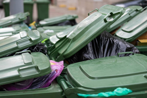 istock Trash bins on the streets of Budapest 1353538278