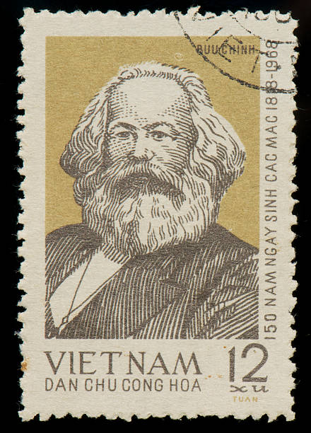 istock North Vietnamese postage stamp with Karl Marx 135354147