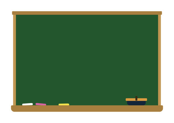 stockillustraties, clipart, cartoons en iconen met blackboard - schoolbord