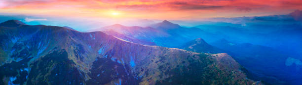 istock Hoverla, Goverla, Chornohora at sunset. 1353552723