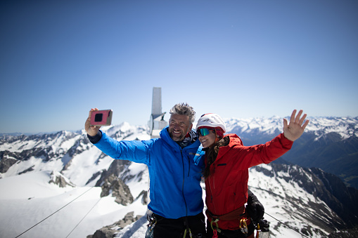Selfie on Mountain