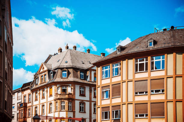 istock Antique building view in Frankfurt, Germany. 1353565639