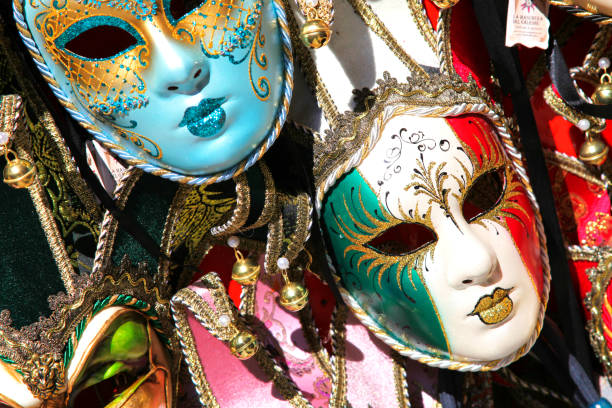 istock Traditional Souvenirs Mask, Venice, Italy 1353573661