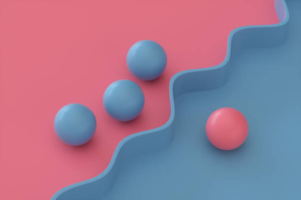 istock Teamwork and Leadership, Spheres in Circular Shape 1353574189