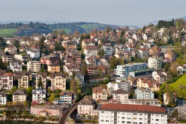 City view of Lucerne in Switzerland