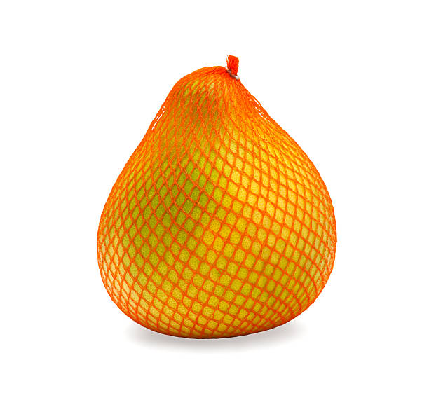 istock Ripe fruit of pomelo in package, isolated 135358011