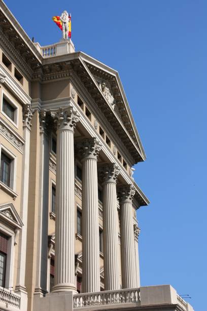 istock Barcelona Government Military building 1353589929