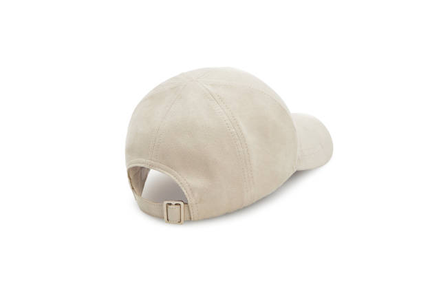 istock White baseball cap isolated on white background. Baseball cap in angles view front and back. Canvas fabric cap for premium gift design 1353594849
