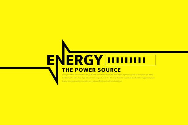 energia źródłem zasilania - electricity stock illustrations