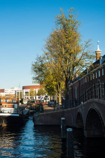 istock boats on the river Amstel 1353607729