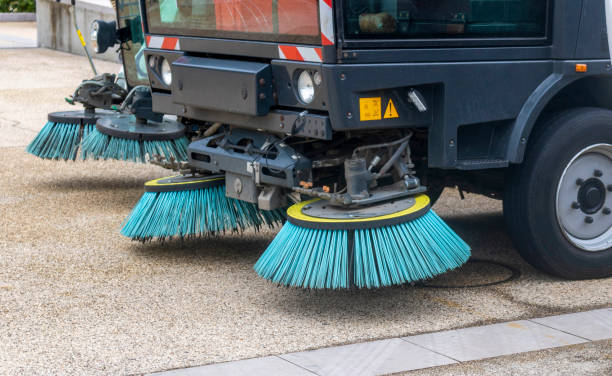 istock Street cleaning car 1353614372