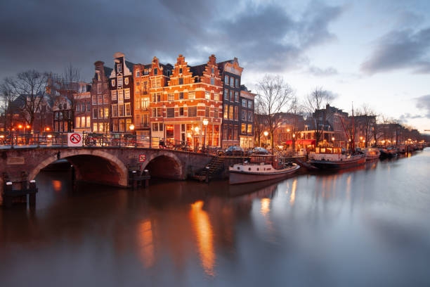 istock Amsterdam, Netherlands Bridges and Canals 1353621631