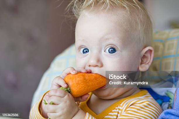 少年と大きすぎニンジン - ニンジンのストックフォトや画像を多数ご用意 - ニンジン, 幼児, 食べる