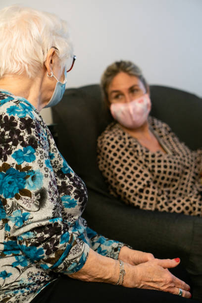 istock Woman talking to her mother 1353626261