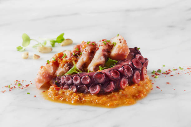 istock Tomato Braised Octopus with Romesco Sauce 1353626279