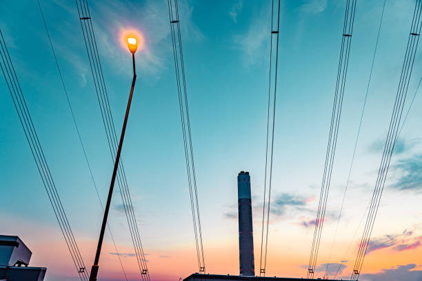 Electrical poles of high voltage