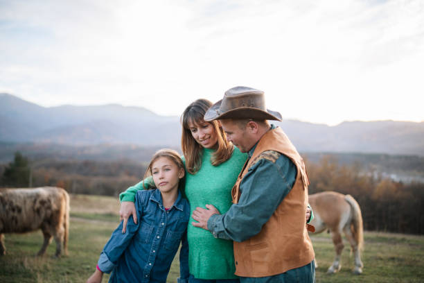 istock Beautiful Farming Family 1353629770