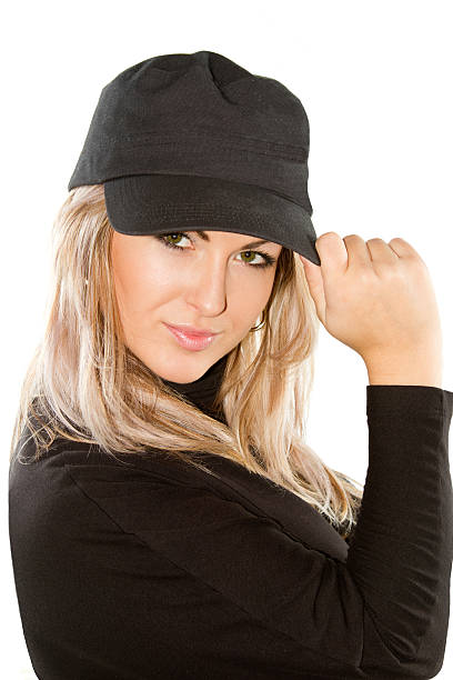 istock blond woman in cap 135364725