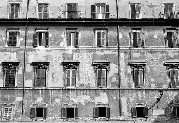 Photo of Black & White Windows in Italy