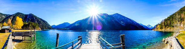 istock landscape at the lake Plansee in Austria 1353659565
